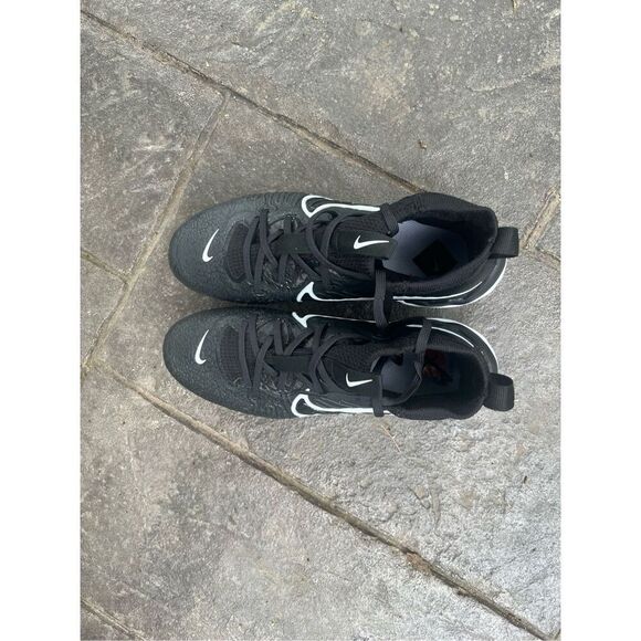 Nike Alpha Huarache NXT Metal Baseball Cleats Mens 7 Black DJ6517-001 - Picture 4 of 5